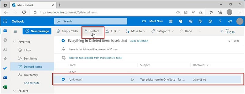 restore-notes-from-outlook-deleted-items