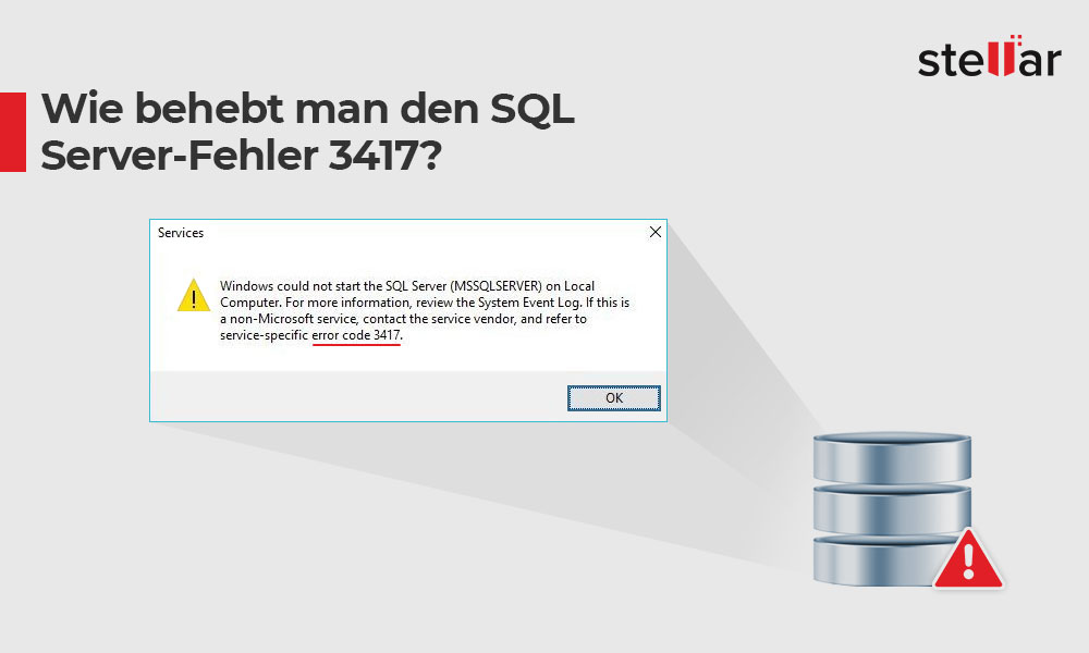 <strong>Wie behebt man den SQL Server-Fehler 3417?</strong>