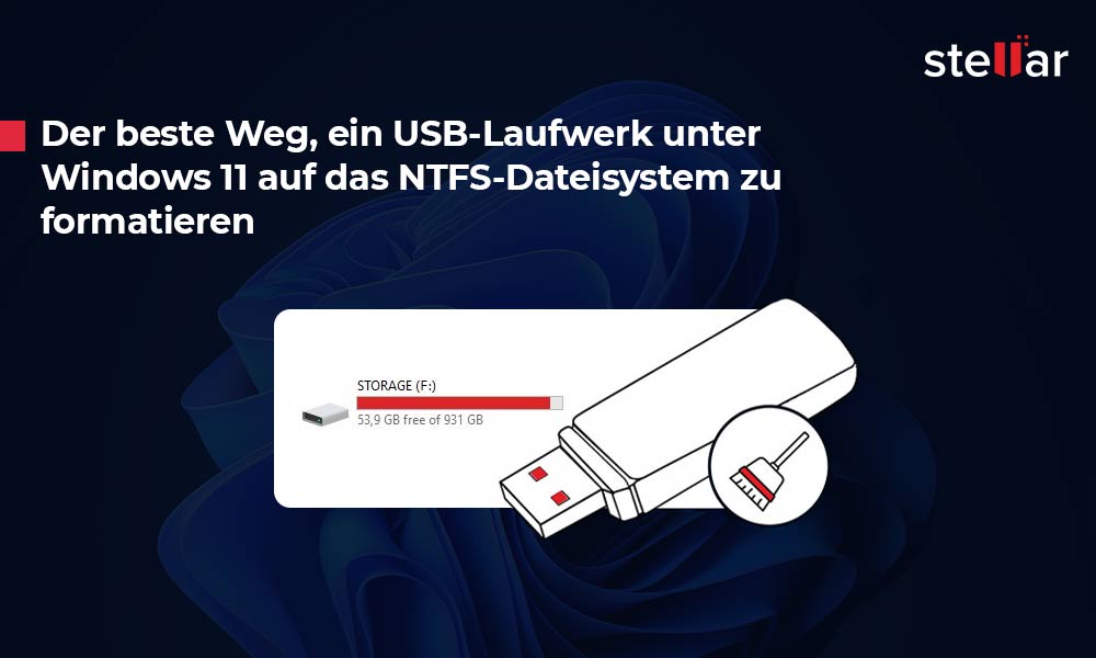 Der beste Weg, ein USB-Laufwerk unter Windows 11 auf das NTFS-Dateisystem zu formatieren