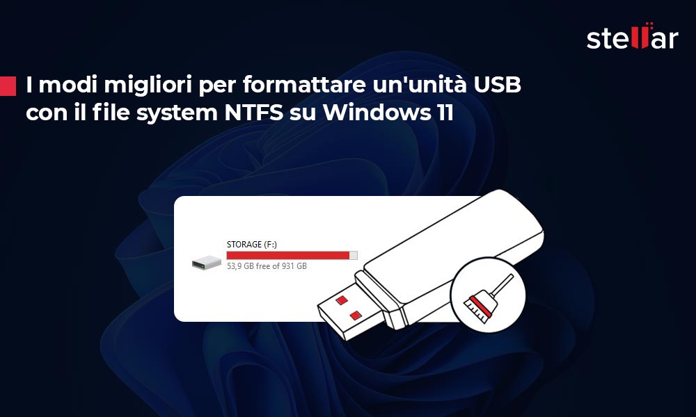 <strong>I modi migliori per formattare un’unità USB con il file system NTFS su Windows 11</strong>