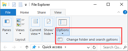 open folder settings