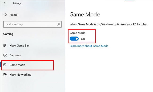 disable game mode