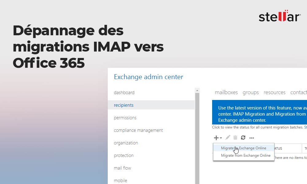Dépannage des migration IMAP vers Office 365