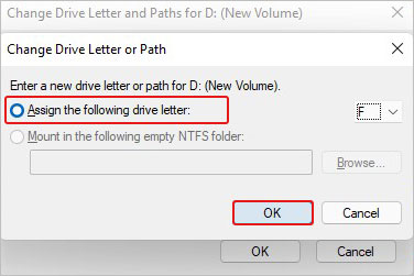 click-OK-to-assign-the-new-drive-letter