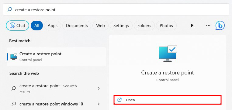 open-create-a-restore-point-from-Windows-search