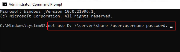 run-net-use-D-server-shar-user-username-password-command