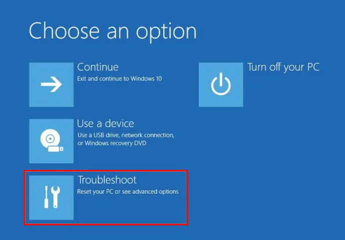 select-Troubleshoot-from-the-advanced-options