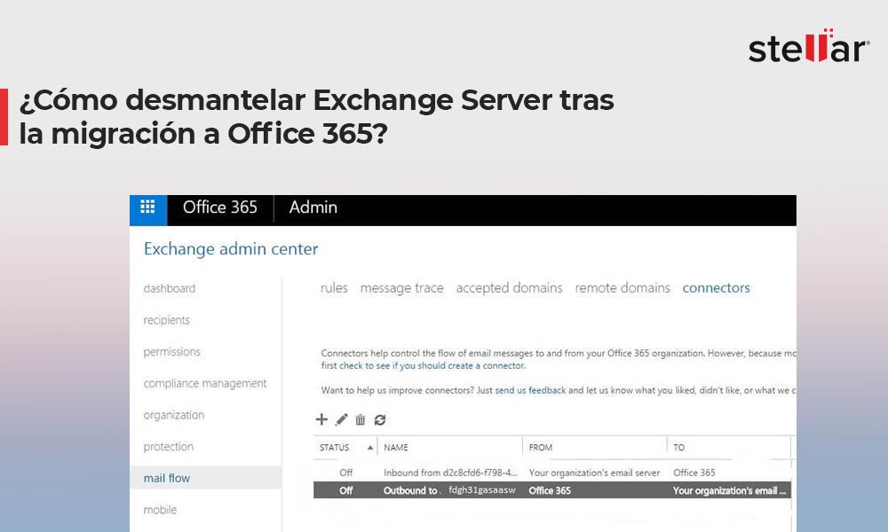 ¿Cómo desmantelar Exchange Server tras la migración a Office 365?