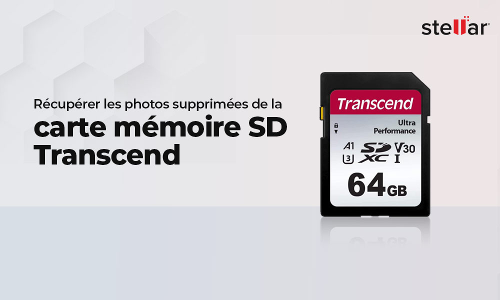 Récupérer les photos supprimées de la carte mémoire SD Transcend