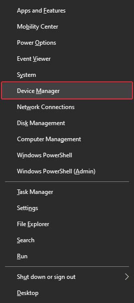 open device manager