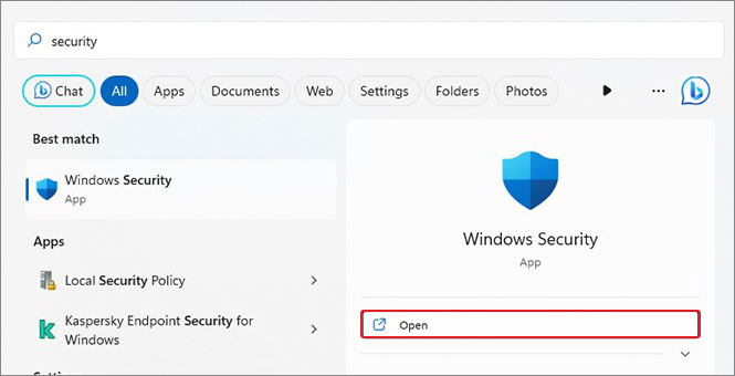 open-Windows-security