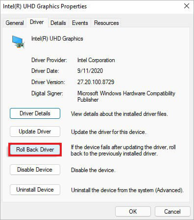 select-roll-back-driver-option-under-Driver-tab-on-Driver-properties-window