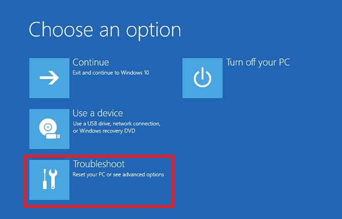 select-Troubleshoot-from-Choose-an-option-screen