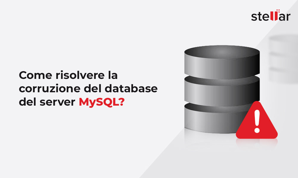 Come risolvere la corruzione del database del server MySQL?