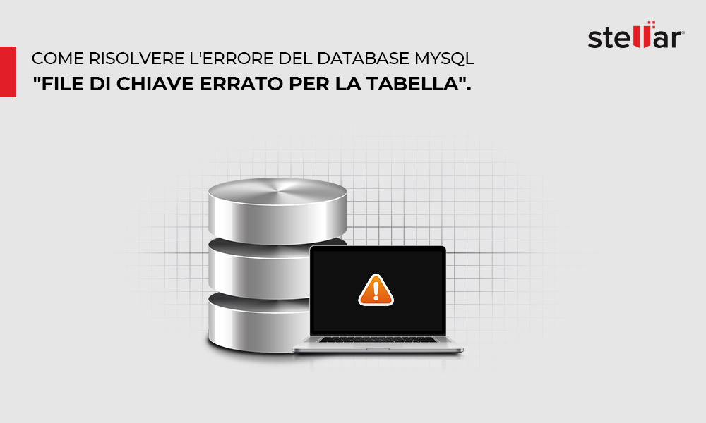 Come risolvere l’errore del database MySQL “File di chiave errato per la tabella”.