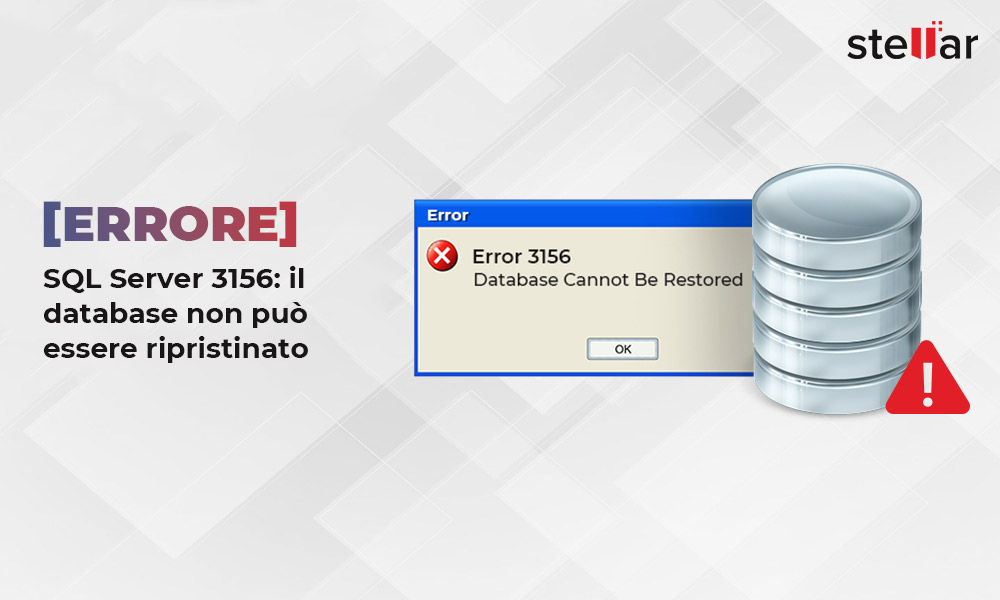 [Corregido] Error SQL Server 3156 La base de datos no puede ser restaurada