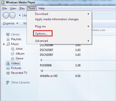 download codec automatically in windows media player