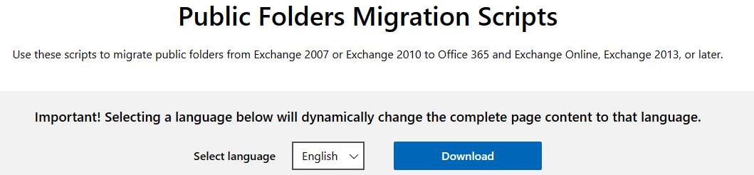 Script migration