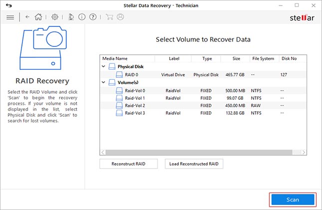 Recover data from raid 6 array using its volumes