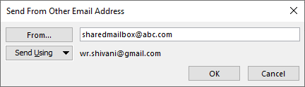 Shared Mailbox to Others Setting