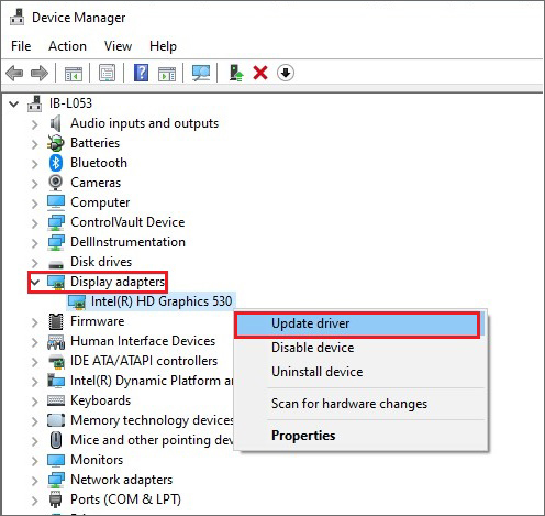 update graphic drivers to fix bug causing orange screen error