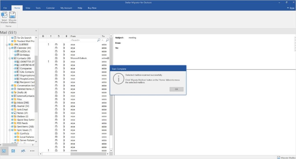 Once scanning is complete you can view all the file items in the left panel. To preview the items expand the folder