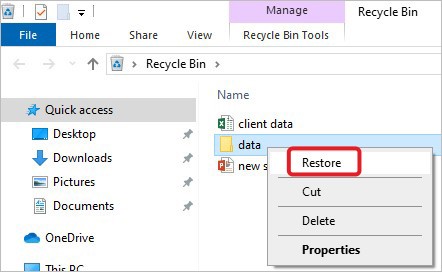 Recover Deleted Folder on Windows