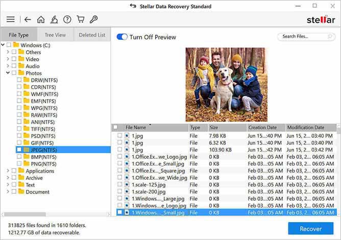 recover deleted folders on windows using stellar data recovery