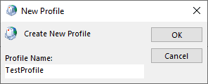 Enter the Profile Name.