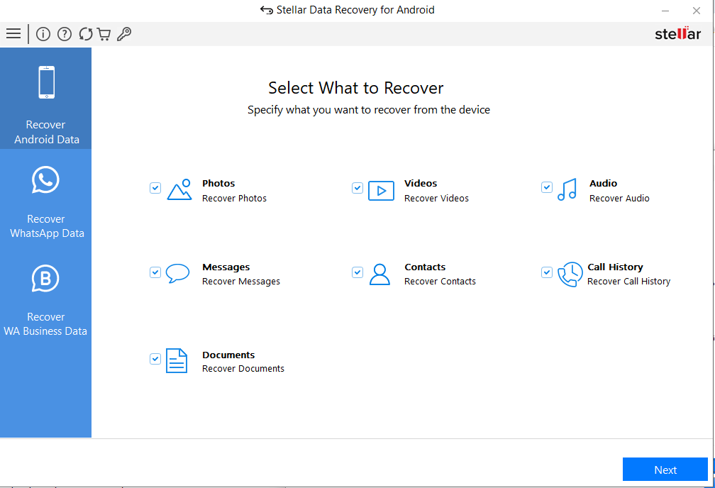 Android data recovery software