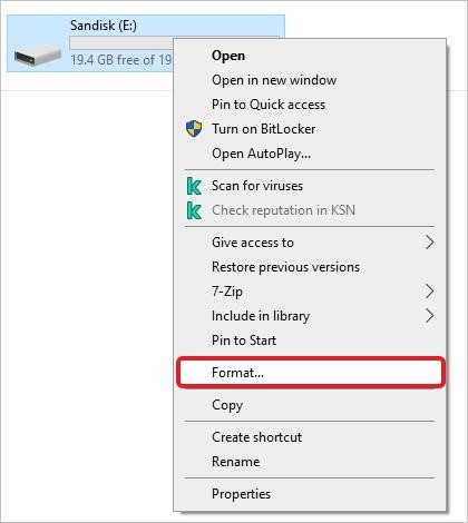 exFAT format in Flash Drive