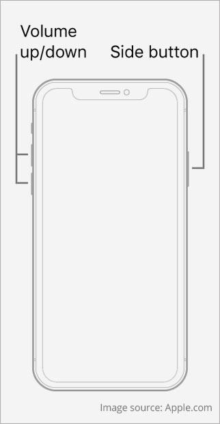 force restart iphone 8 and newer