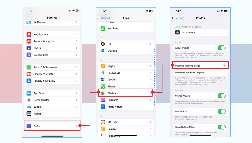 icloud photo optimization