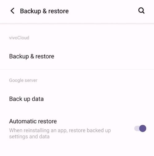 Turned on Automatic Restore option 