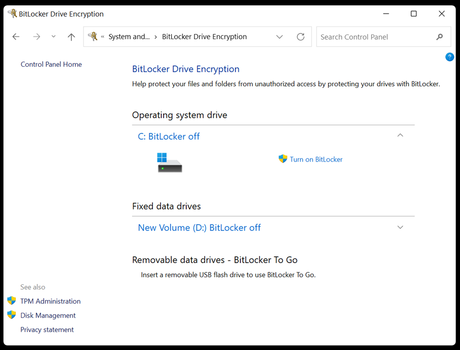 Use BitLocker to encrypt their files and folders