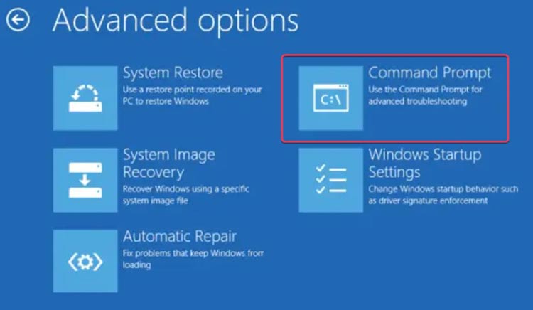 Open Command Prompt