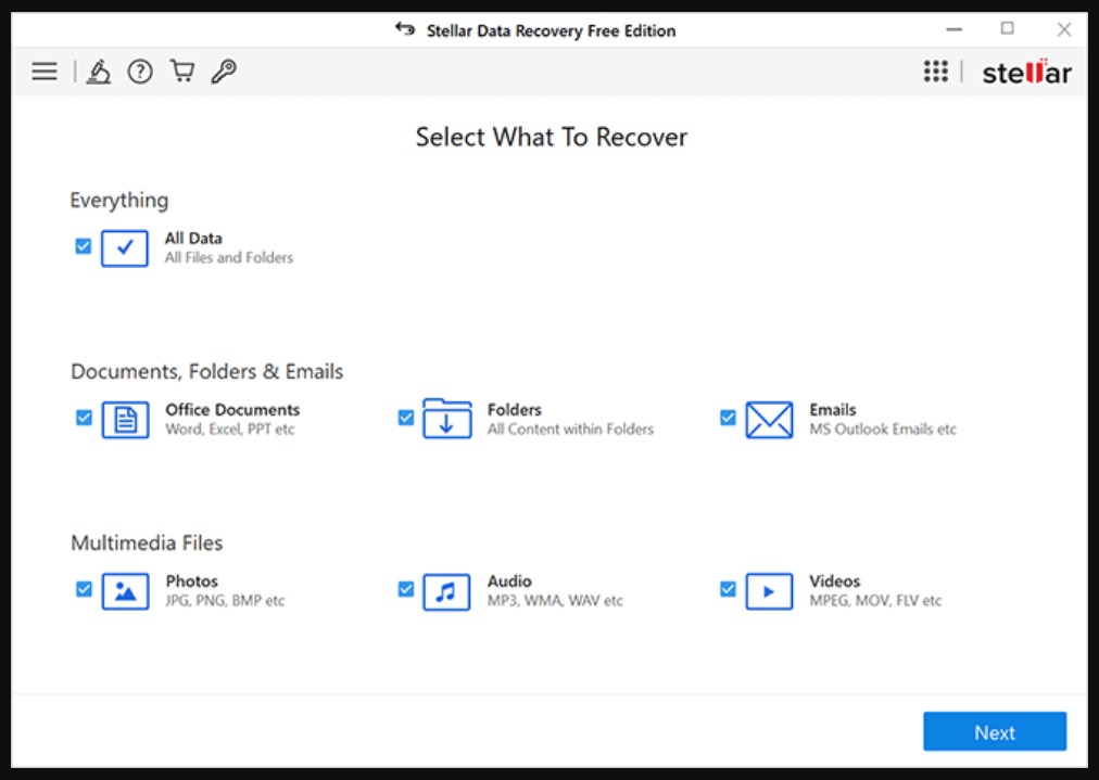 Stellar Data Recovery Free Edition