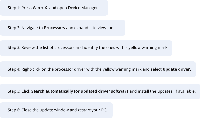 Method 5: Update the Drivers