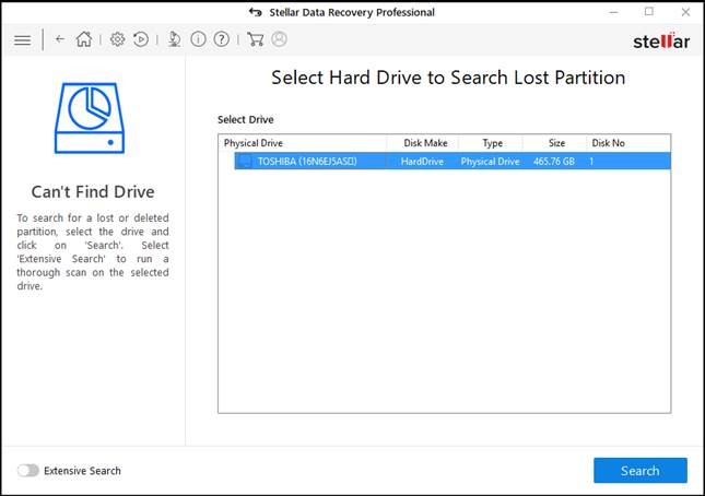 partition find and mount for harddrive