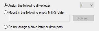 2-Monta nella seguente cartella-NTFS vuota