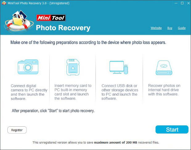 Mini Tool Photo Recovery Software