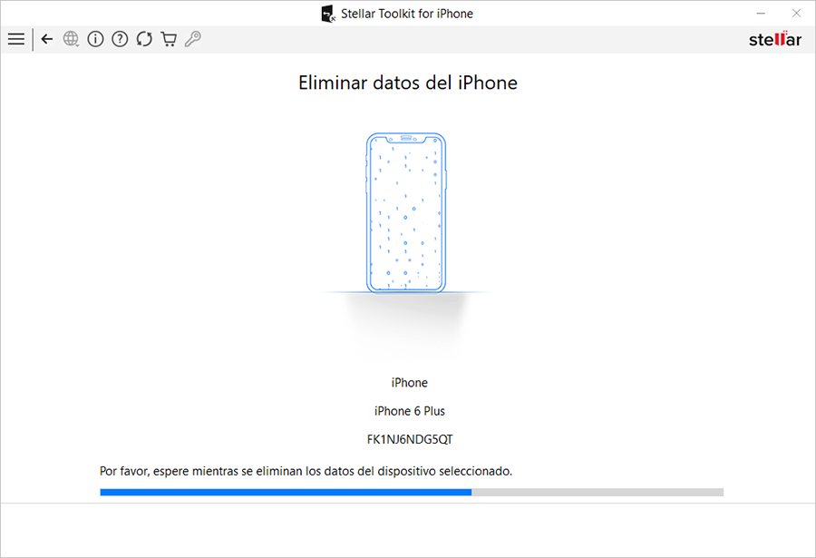 Borrar datos del iPhone