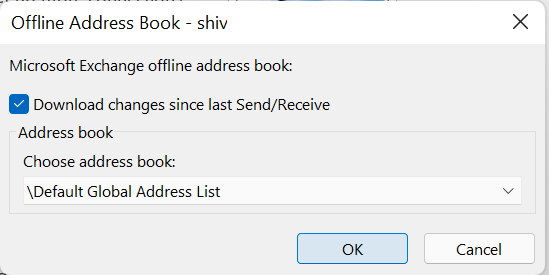 Select on Download changes since last Send/Receive