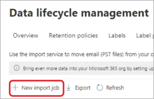 Add New Import Job 