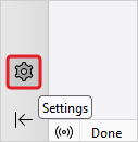 open Settings