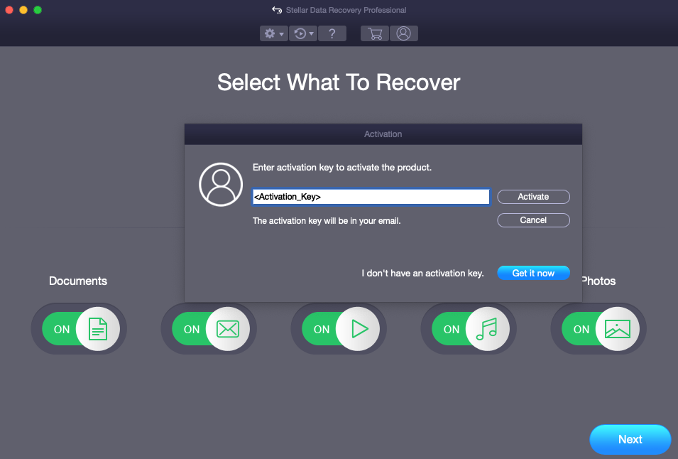 change recovery key for mac laptop