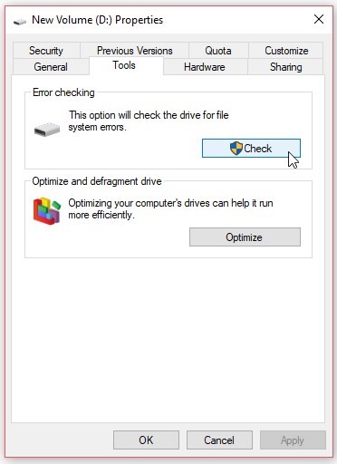 you need to format the disk in drive k before using it