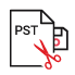 Sla het gerepareerde PST bestand gesplitst op icon