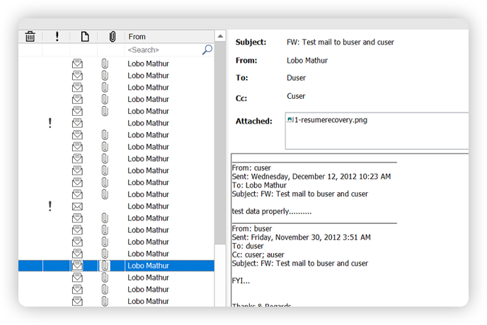 Free Preview of Offline Outlook Data File