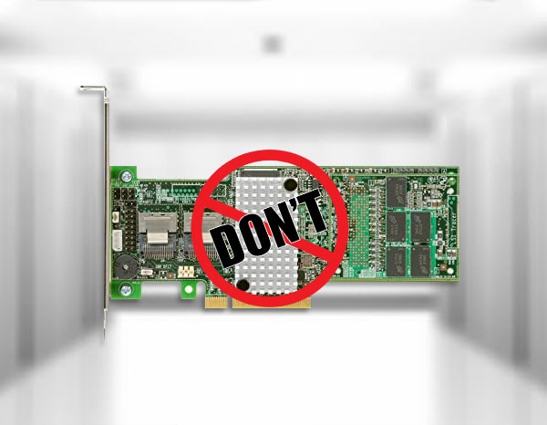 Do not replace RAID controller